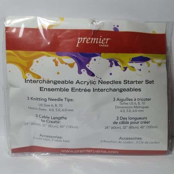 Interchangeable Acrylic Knitting Needle Set - Picture 3 of 5